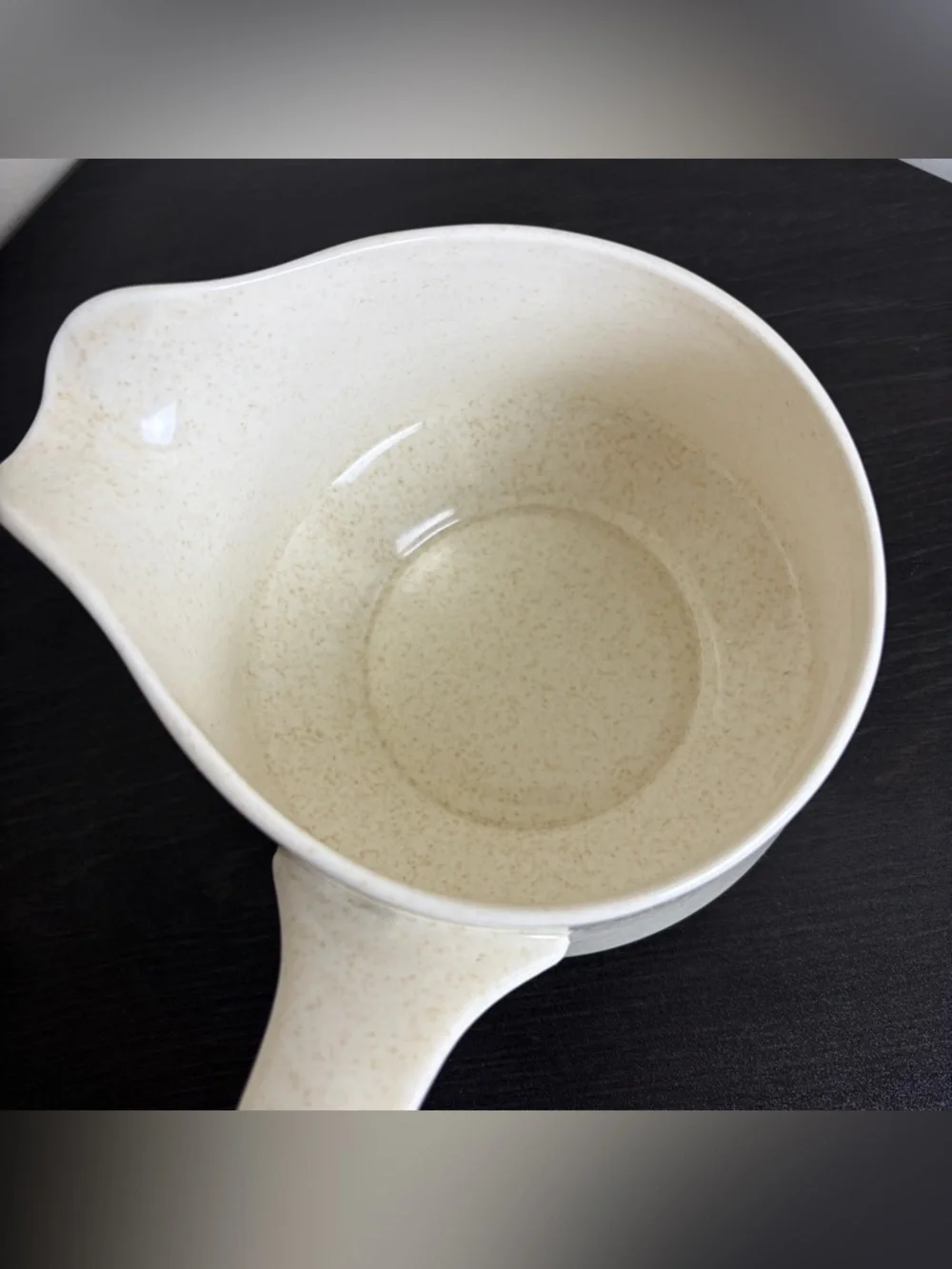 Vintage Temper-Ware Lenox Sprite Floral Gravy Boat Stoneware Warmer 70s Kitchen